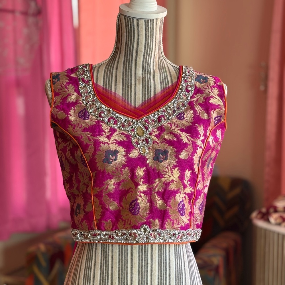 Pink Cultured Party Top